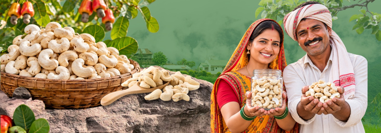 Premium Cashew Nuts <br> Supplier & Wholesaler in India