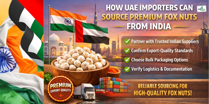 HOW UAE IMPORTERS CAN SOURCE PREMIUM FOX NUTS FROM INDIA